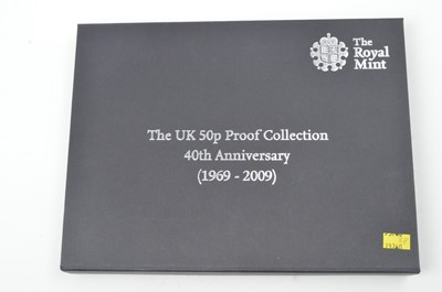 Lot 839 - Royal Mint United Kingdom: The UK 50p Proof Collection