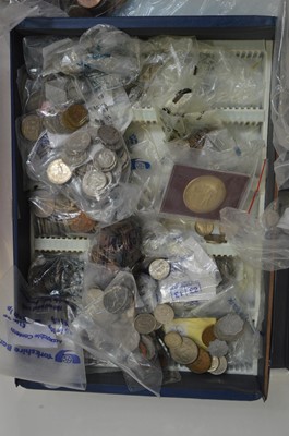 Lot 871 - A selection of world coinage and medallions.