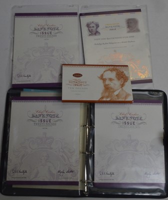 Lot 799 - £10 and four £20 banknotes in presentation packs.