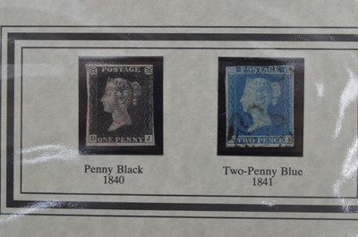 Lot 730 - Two Westminster Collection binders containing penny black and other stamps