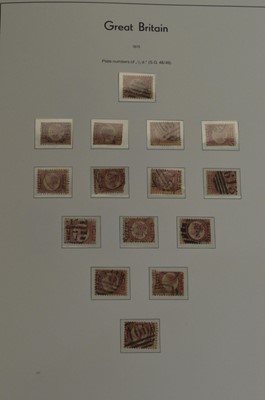 Lot 734 - A selection of GB QV 1.d red stamps inc cover and other stamps.