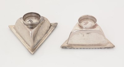 Lot 151 - A pair of Edward VIII Scottish silver salts.
