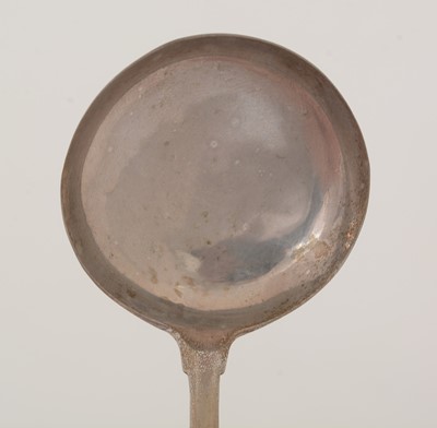 Lot 39 - A William IV silver Provincial caddy spoon.