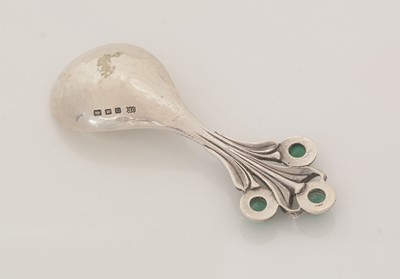 Lot 124 - A George VI hand-made caddy spoon.