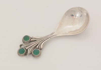 Lot 124 - A George VI hand-made caddy spoon.