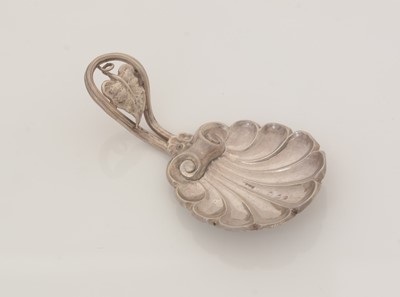 Lot 55 - A Victorian caddy spoon.