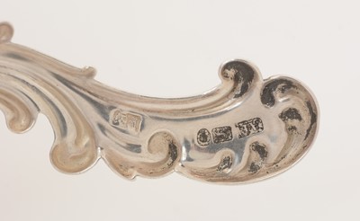 Lot 58 - A Victorian silver Provincial caddy spoon.