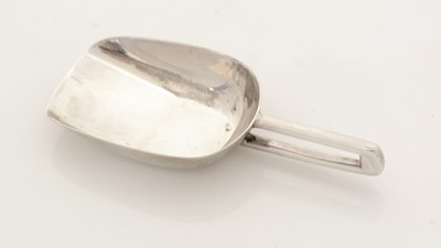 Lot 67 - A George V silver caddy spoon.