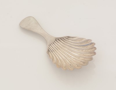 Lot 89 - A William IV/early Victorian silver Scottish Provincial caddy spoon.