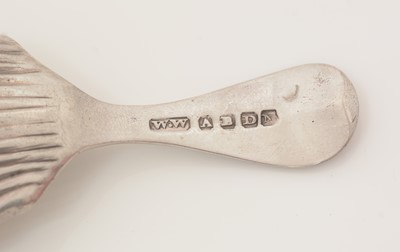 Lot 89 - A William IV/early Victorian silver Scottish Provincial caddy spoon.