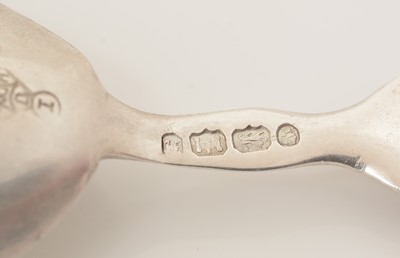 Lot 91 - A Victorian silver Provincial caddy spoon; and another spoon.