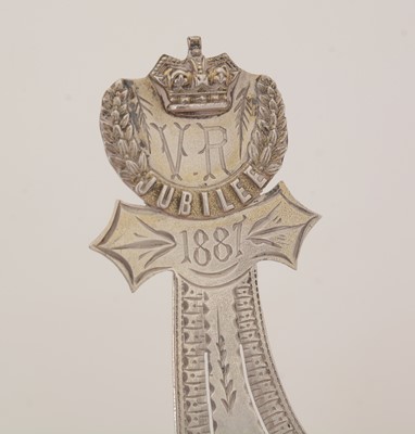 Lot 398 - Two silver bookmarks.