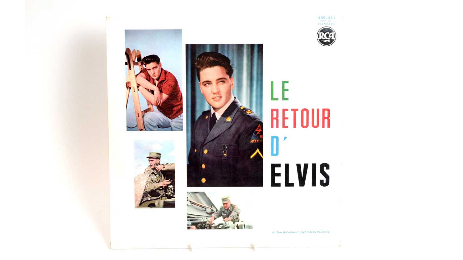 Lot 343 - French pressing of Le Retour D'Elvis