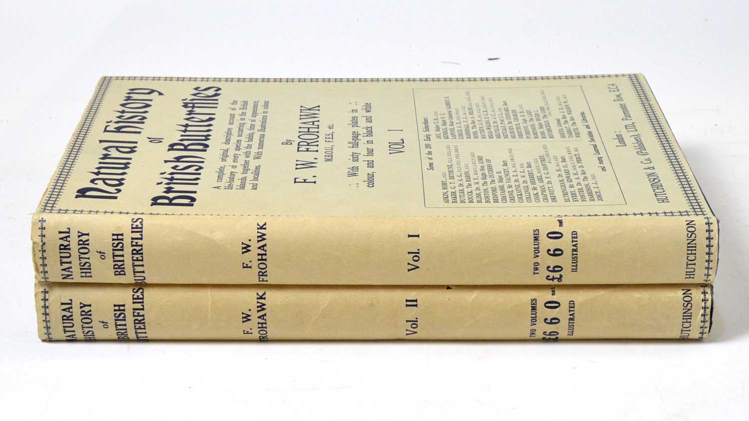Lot 755 - Frohawk (Frederick William) Natural History of British Butterflies.