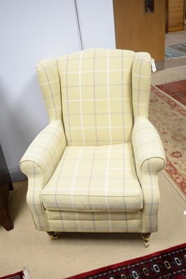 Lot 115 - An attractive pair of modern armchairs.