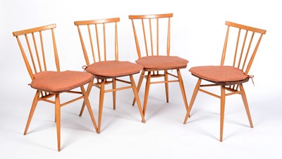 Lot 1 - Lucian Ercolani - Ercol -  Windsor, Model 391 - a set of four beech and elm dining chairs
