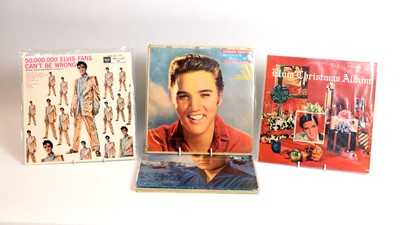 Lot 361 - 8 late 1950s Elvis records