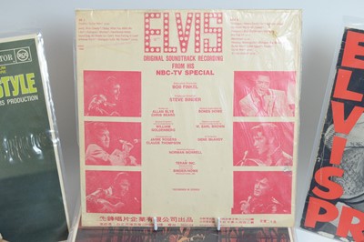 Lot 372 - 13 rare and foreign pressings of Elvis records spanning 1966-1969