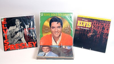 Lot 373 - 13 rare and foreign pressings of Elvis records spanning 1966-1969