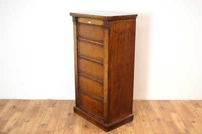 Lot 1 - A Victorian mahogany Wellington chest