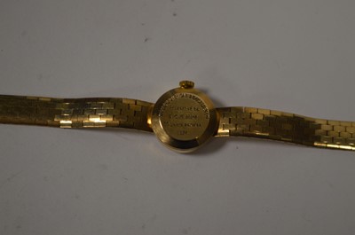 Lot 132 - Garrard: a 9ct yellow gold cocktail watch