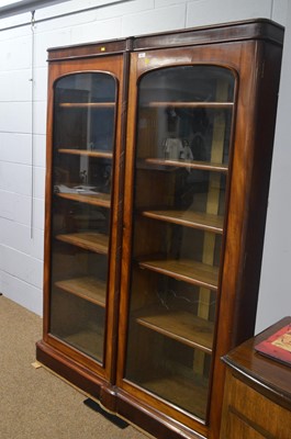 Lot 97 - A Victorian mahogany bookcase.