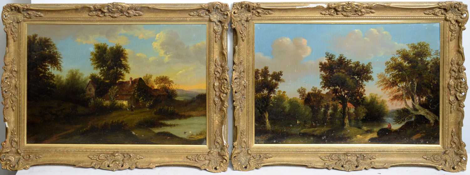 Lot 784 - In the style of Patrick Nasmyth - A pair of landscapes | oil