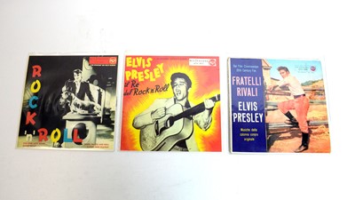 Lot 382 - 3 rare Italian pressings of Elvis EPs