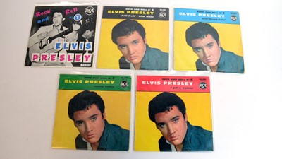 Lot 384 - Elvis Rock and Roll No's 1-5 EPs