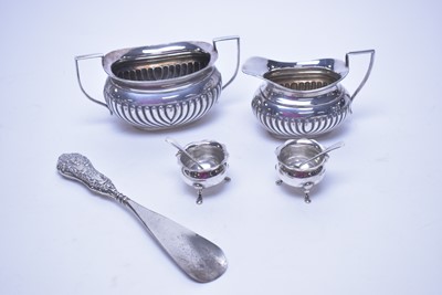 Lot 327 - A selection of silver-plated wares.