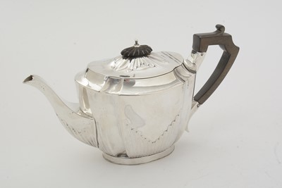 Lot 168 - A silver christening mug; and a small silver teapot.