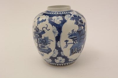 Lot 844 - Chinese Blue and White ginger Jar, 19th Century