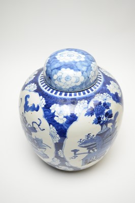 Lot 844 - Chinese Blue and White ginger Jar, 19th Century