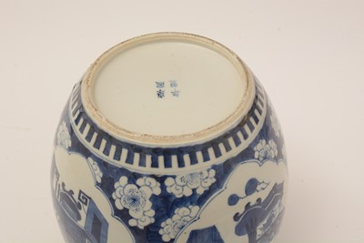 Lot 844 - Chinese Blue and White ginger Jar, 19th Century