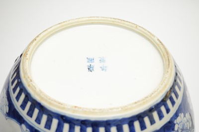 Lot 844 - Chinese Blue and White ginger Jar, 19th Century