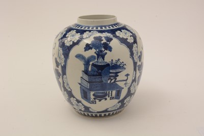 Lot 844 - Chinese Blue and White ginger Jar, 19th Century