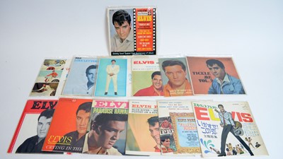 Lot 393 - 13 rare and foreign pressings of Elvis 7" singles and EPs from the mid 60s