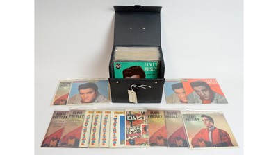 Lot 399 - Elvis 7" singles and EPs from the late 50s and early 60s