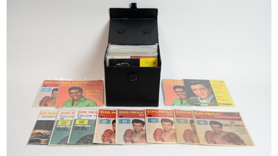 Lot 402 - Elvis 7" singles and EPs from the early 60s