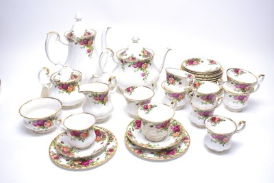 Lot 304 - A Royal Albert ‘Old Country Roses’ pattern tea and coffee service.