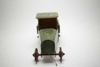 Lot 210 - An early 20th Century wooden Tri-Angs Toys Ford pickup truck