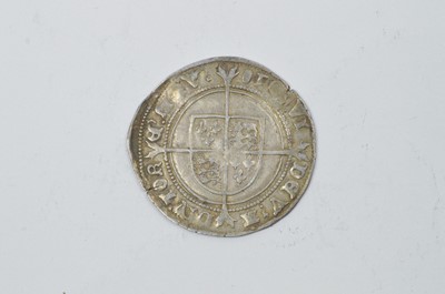 Lot 887 - United Kingdom: Edward VI hammered silver shilling, third period, mm tun.