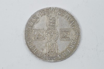 Lot 892 - United Kingdom: William III crown, 1695