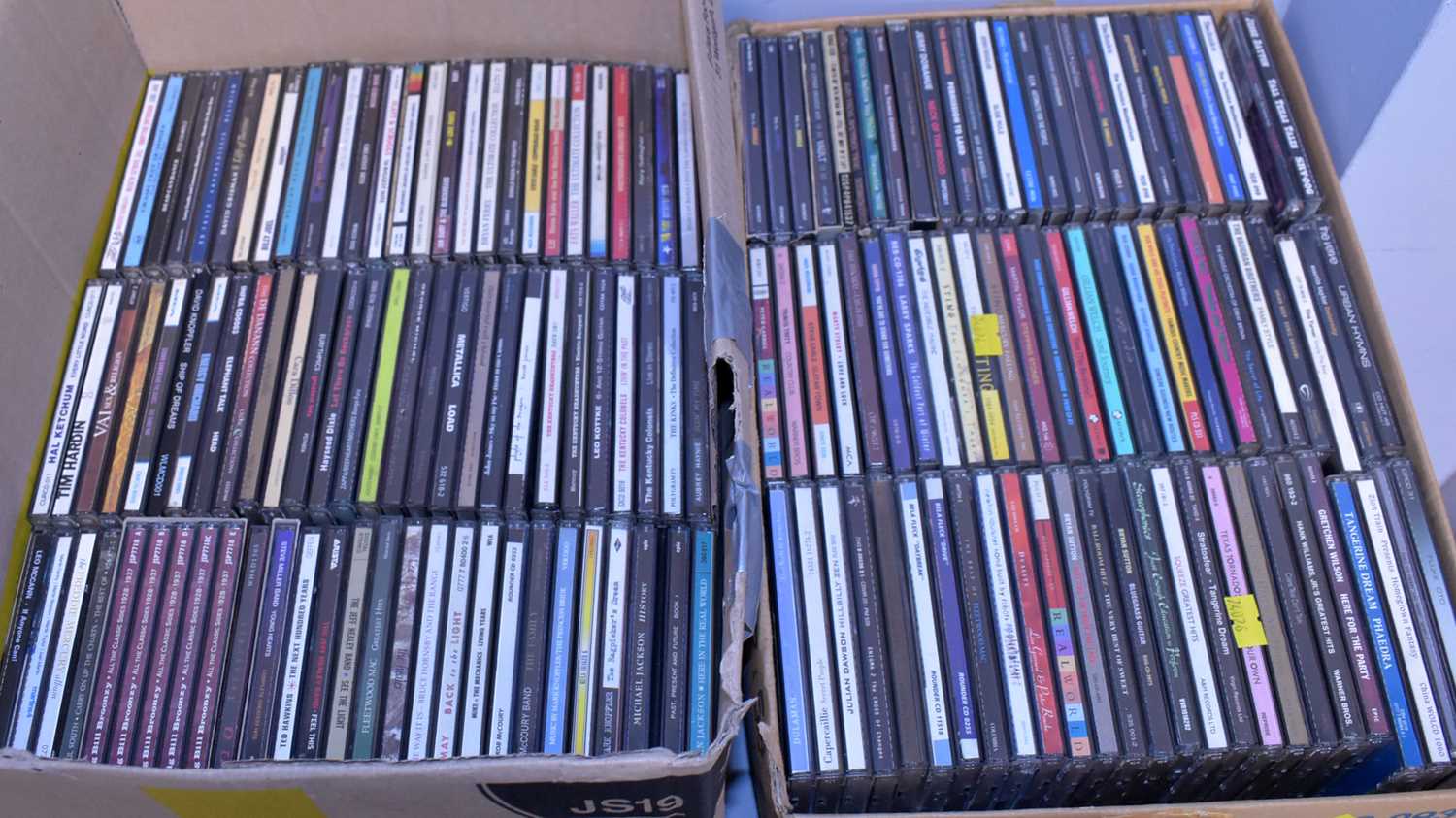 Lot 429 - 2 boxes of mixed CDs