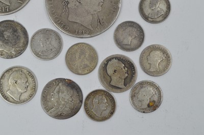 Lot 910 - A selection of mostly 19th Century British silver coinage