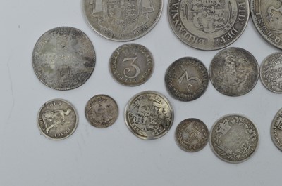 Lot 910 - A selection of mostly 19th Century British silver coinage