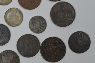 Lot 913 - A selection of 19th Century tokens, later copies and other coinage