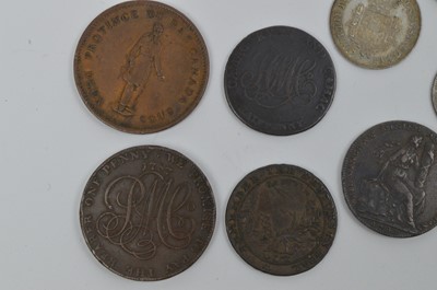 Lot 913 - A selection of 19th Century tokens, later copies and other coinage