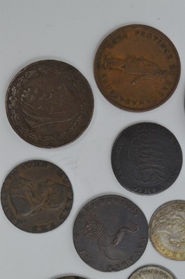 Lot 913 - A selection of 19th Century tokens, later copies and other coinage