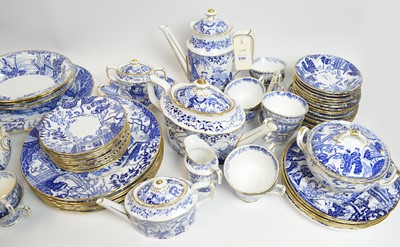 Lot 246 - An extensive Royal Crown Derby ‘Mikado’ pattern blue and white dinner, tea and coffee service
